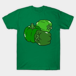 Three Green Bell Peppers T-Shirt